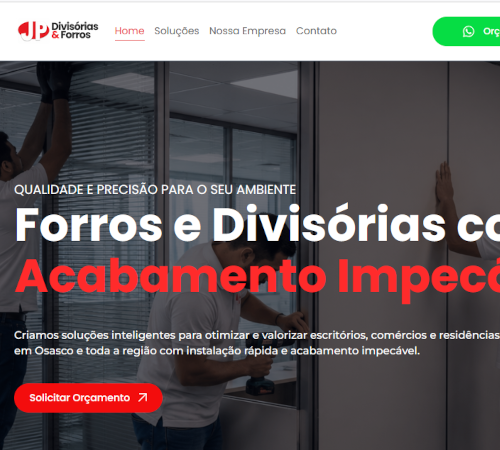 Criação de sites para empresas de serviços